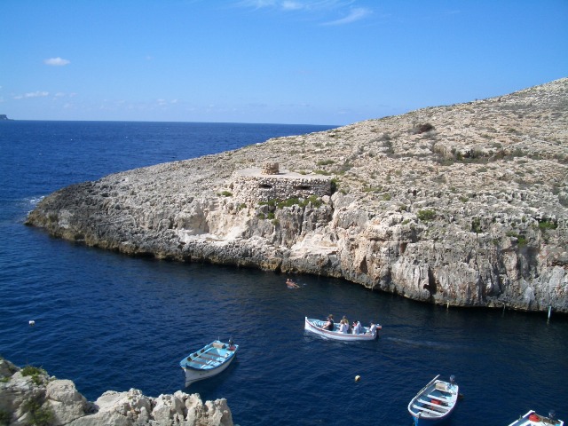 Boats at the grotto